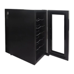 Acalava ALWC-12T33C1 12瓶 不銹鋼架半透恆溫半導體電子節能制冷酒櫃